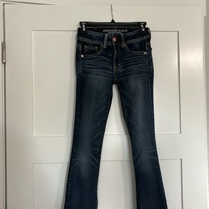 American Eagle Outfitters Super Stretch Jeans Bootcut Size 00! Inseam 31